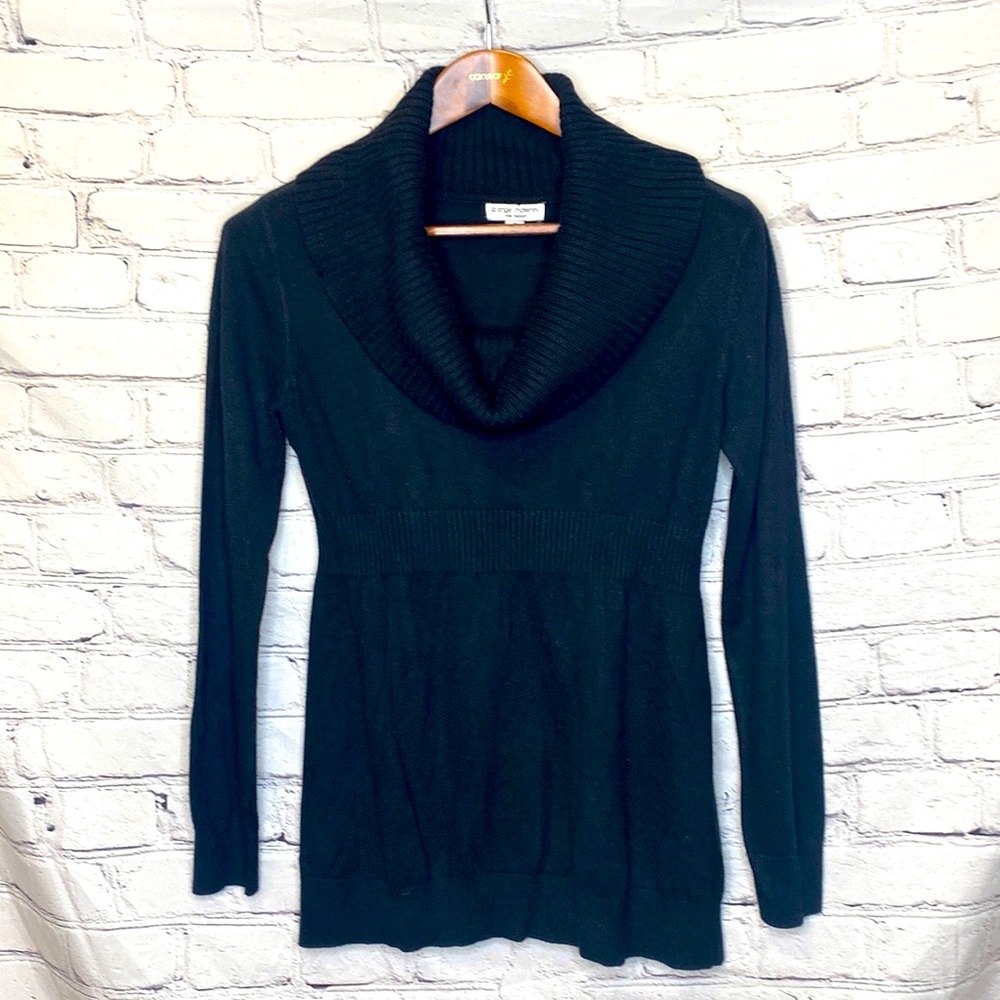 Liz Lange Maternity For Target Black Turtleneck Sweater Size Medium